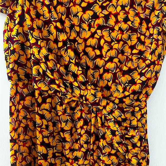 Saloni silk dress size US 6. NEW NWOT - Picture 6 of 8